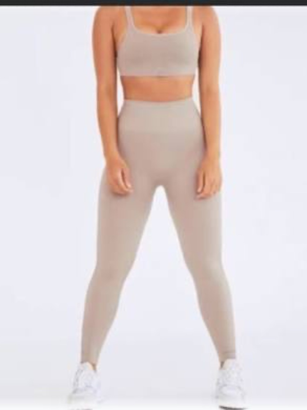 SET ACTIVE LUXFORM LEGGINGS, LIGHT TAN, SMALL, NWT